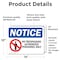 Signmission No Trespassing Authorized Personnel Sign, Vinyl Decal, 14in W x 10in L, 2PK OS-2PACK-NS-D-1014-L-14910 - alternate 4